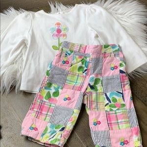 Quilted Cotton Pants & Matching Top
